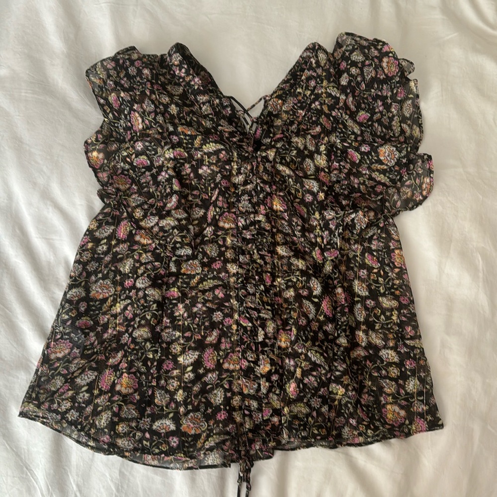 Mango Blouse with Ruffle details